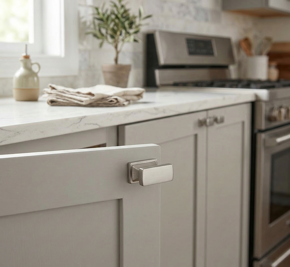 Cosmas 701SN Satin Nickel Contemporary Cabinet Knob