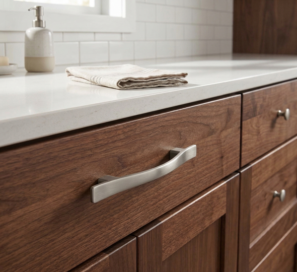 Cosmas 8902SN Satin Nickel Cabinet Pull