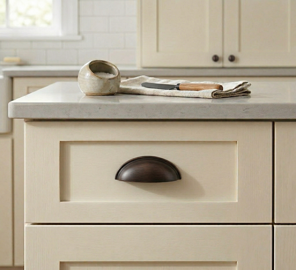 Cosmas 783ORB Oil Rubbed Bronze Cabinet Cup Pull