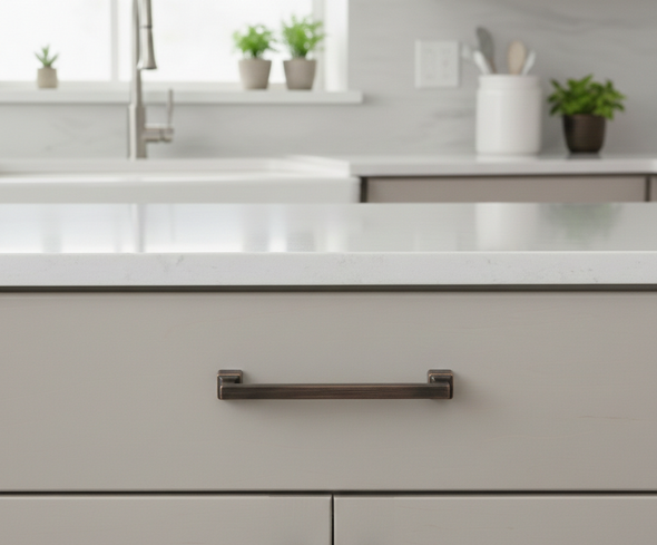 Cosmas 1481-128ORB Oil Rubbed Bronze Modern Contemporary Cabinet Pull