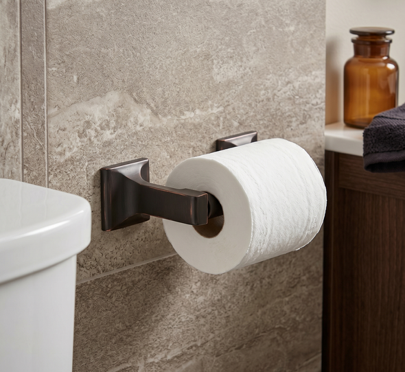 Designers Impressions Eclipse Series Oil Rubbed Bronze Toilet / Tissue Paper Holder: MBA8226