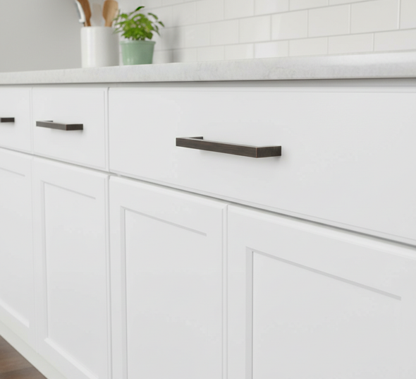 Cosmas 14777-128ORB Oil Rubbed Bronze Modern Contemporary Cabinet Pull
