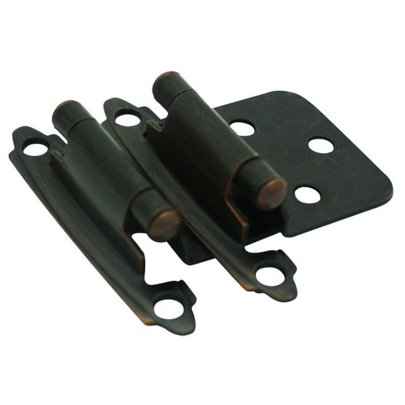 Cosmas 17139-ORB Oil Rubbed Bronze Hinge Variable Overlay (Pair)