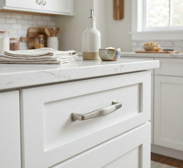 Cosmas 4390SN Satin Nickel Cabinet Pull