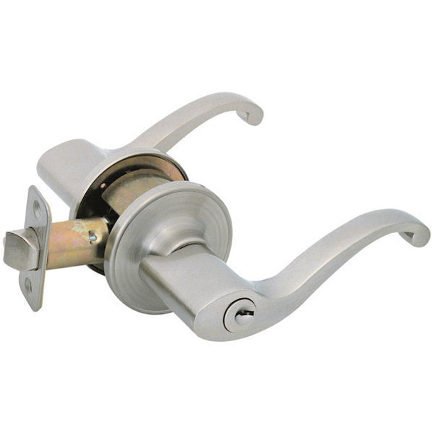 Designers Impressions Richmond Design Satin Nickel Entry Door Lever: 22-8100