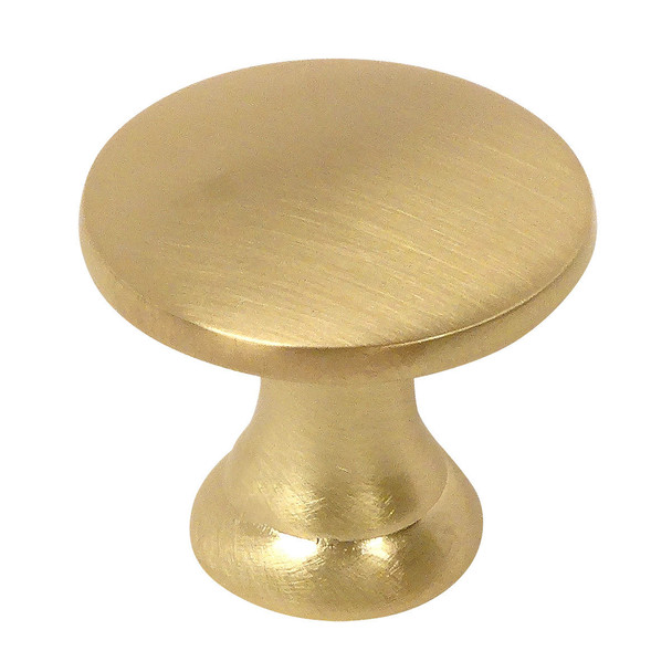 Cosmas 4545BB Brushed Brass Miniature Round Cabinet Knob