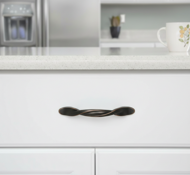 Cosmas 9009ORB Oil Rubbed Bronze Twist Cabinet Pull