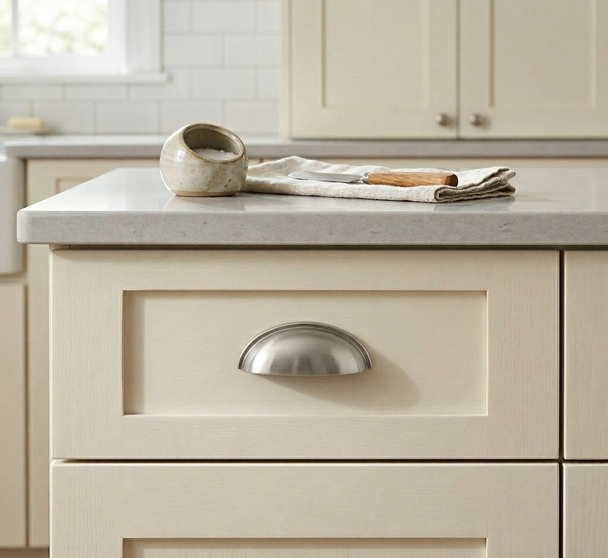 Cosmas 783SN Satin Nickel Cabinet Cup Pull