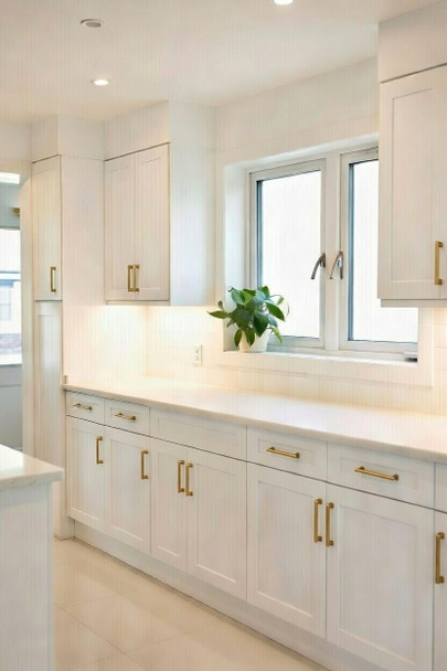 Cosmas 702-4BB Brushed Brass Contemporary Cabinet Pull