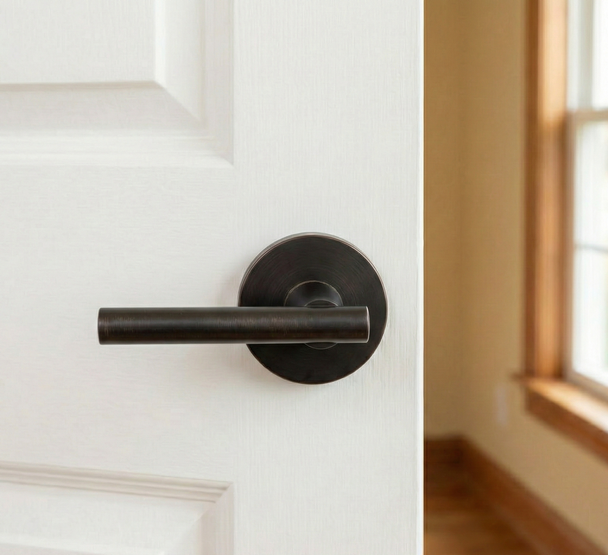 Designers Impressions Kain Design Oil Rubbed Bronze Dummy Door Lever: 33-3551
