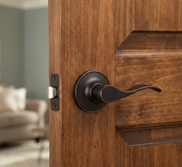 Designers Impressions Kingston Design Oil Rubbed Bronze Passage Door Lever: 33-5777