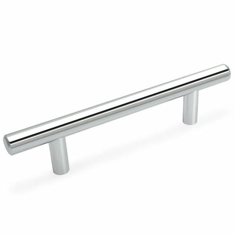 Cosmas 305-96CH Polished Chrome Cabinet Hardware Euro Style Bar Pull