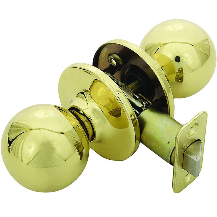 Designers Impressions Ashland Design Polished Brass Passage Door Knob