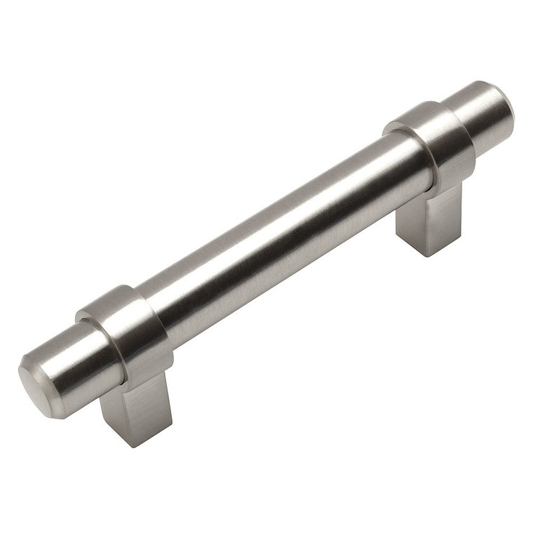 Cosmas 161-2.5SN Satin Nickel Cabinet Hardware Euro Style Bar Pull