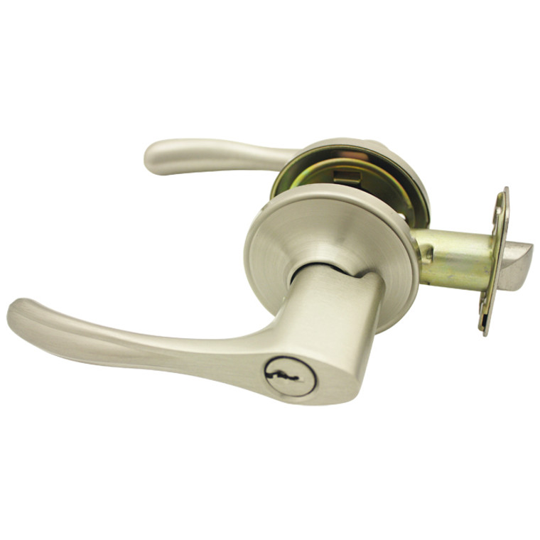 Cosmas 30 Series Satin Nickel Entry Door Lever: DL30-SN