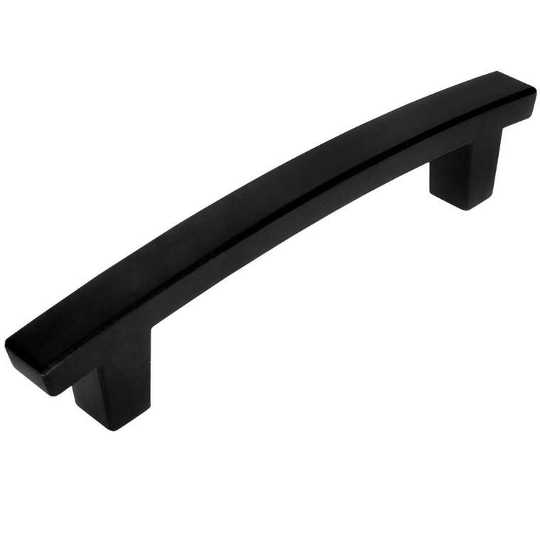 Cosmas 5237FB Flat Black Contemporary Arch Cabinet Pull