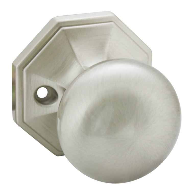 Designers Impressions Stanton Design Satin Nickel Dummy Door Knob: 22-7251