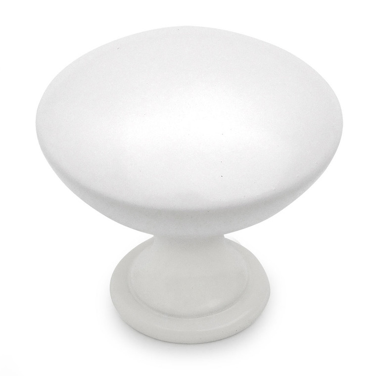 Cosmas 5305WH White Round Cabinet Knob