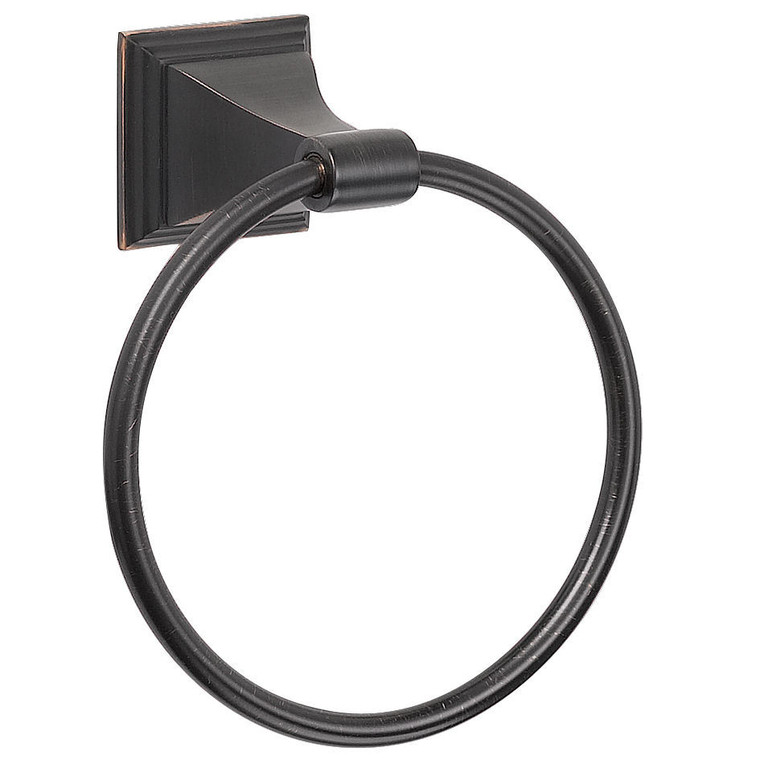 Designers Impressions 500 Series Oil Rubbed Bronze Towel Ring: BA504