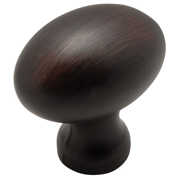 Cosmas 6021ORB Oil Rubbed Bronze Small Football Cabinet Knob