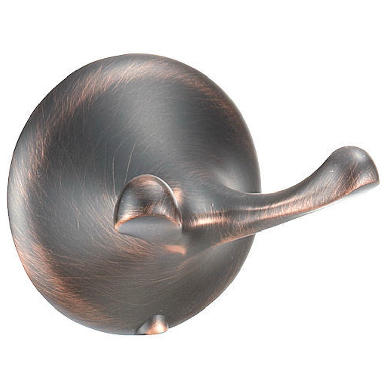 Designers Impressions Newport Series Oil Rubbed Bronze Double Robe Hook: 19168