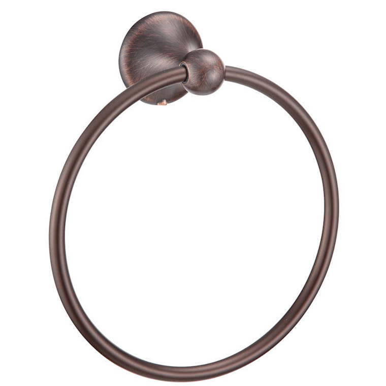 Designers Impressions Newport Series Oil Rubbed Bronze Towel Ring: 19144