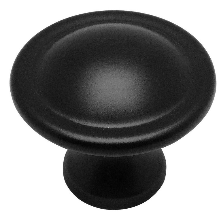 Cosmas 4539FB Flat Black Cabinet Knob