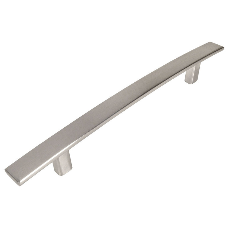 Cosmas 2363-8SN Satin Nickel Subtle Arch Cabinet Pull