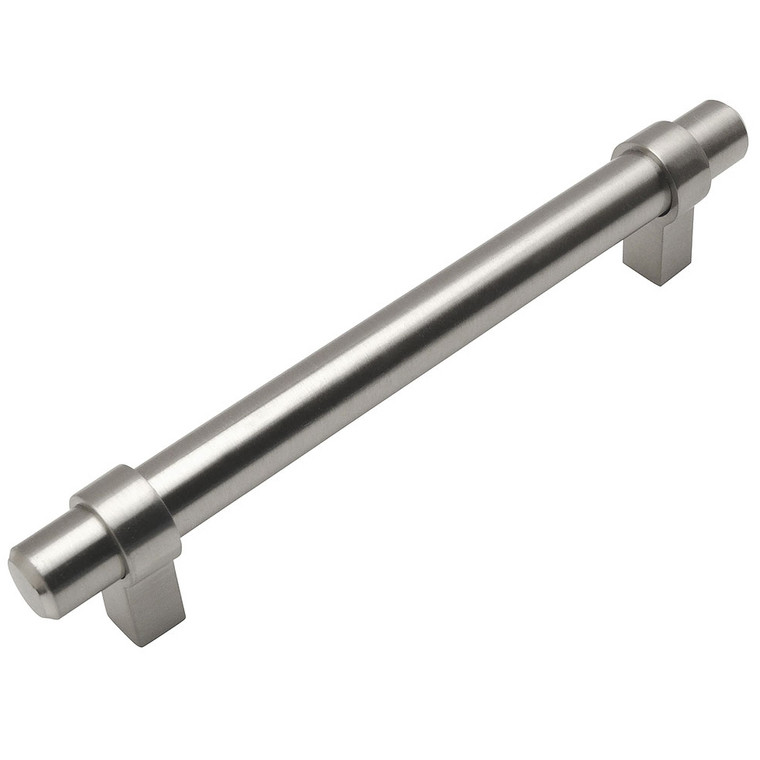 Cosmas 161-128SN Satin Nickel Cabinet Hardware Euro Style Bar Pull