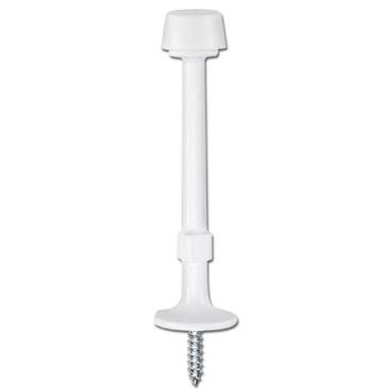 White Light Duty Solid Rigid Door Stop