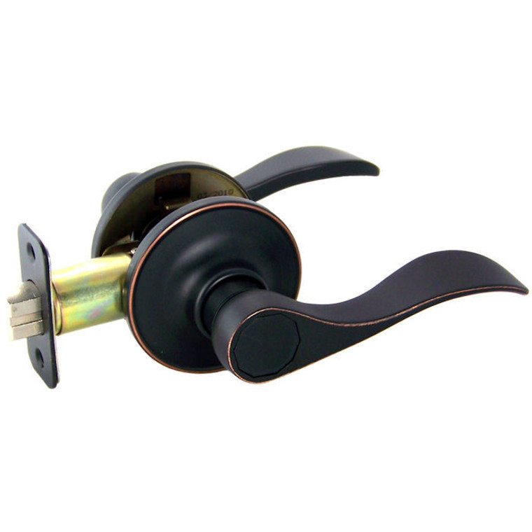 Designers Impressions Kingston Design Oil Rubbed Bronze Passage Door Lever: 33-5777