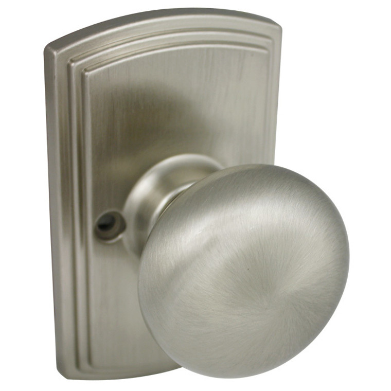 Delaney Santo Design Satin Nickel Dummy Door Knob (Non-Functioning): 115-SN-US15