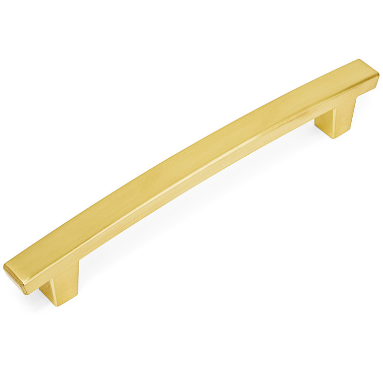 Cosmas 5238BB Brushed Brass Contemporary Arch Cabinet Pull
