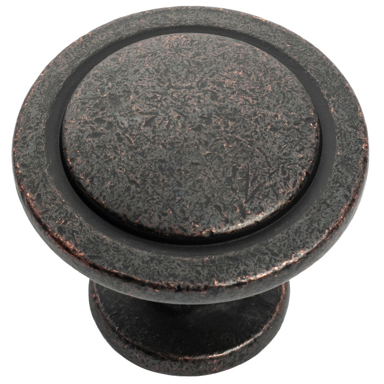 Cosmas 5560HB Hammered Bronze Cabinet Knob