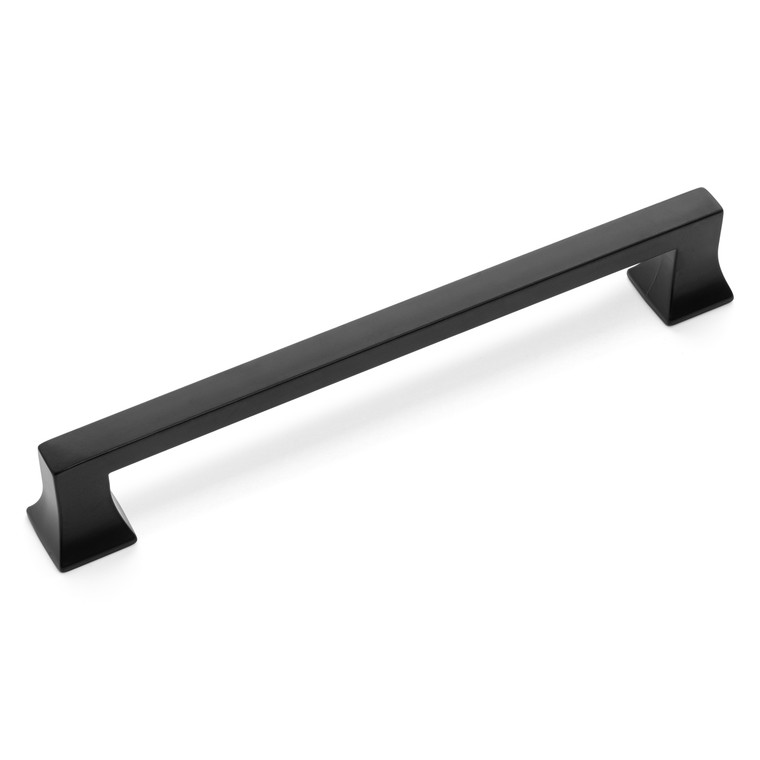 Cosmas 10556-160FB Flat Black Zinc Cabinet Pull