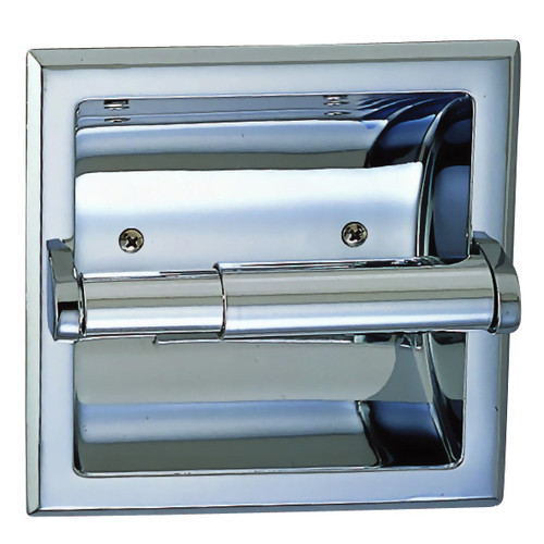 Designers Impressions Polished Chrome Recessed Toilet / Tissue Paper