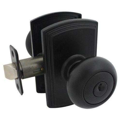 Delaney Hardware 100T-SN-US15-Entrance Santo Knob Entrance Satin Nickel