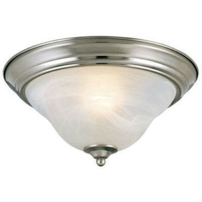 Satin Nickel Flush Mount Ceiling Light Fixture 54 4650