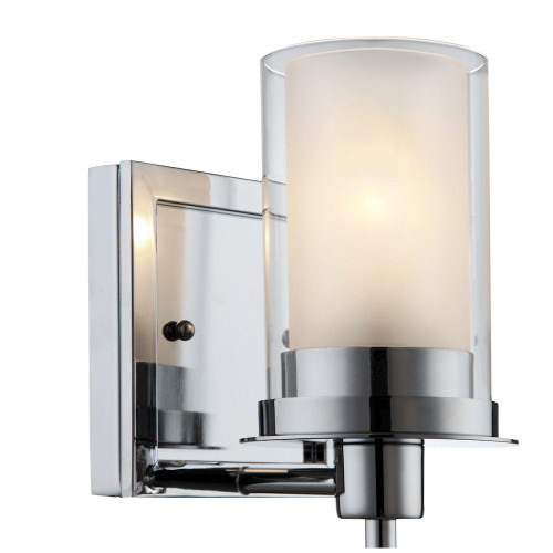 Juno Chrome 1 Light Wall Sconce / Bathroom Fixture 73465 Discount