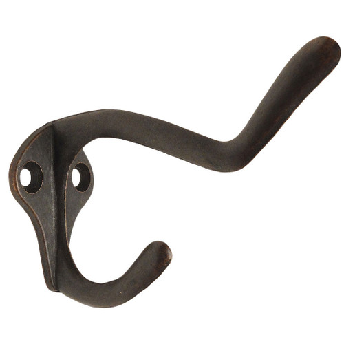 Designers Impressions Oil Rubbed Bronze Light Duty Coat & Hat Hook ...