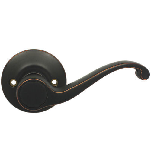 Canova Design Italian Collection Dummy Door Lever – Oil Rubbed Bronze, Non-Functioning Knob, Model 515T-CN-US10BE