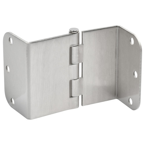 Cosmas Satin Nickel Swing Clear Door Hinge 31/2" with 5/8" Radius