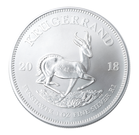 Krugerrand 1 Oz Silver Bullion Coin - Reverse.