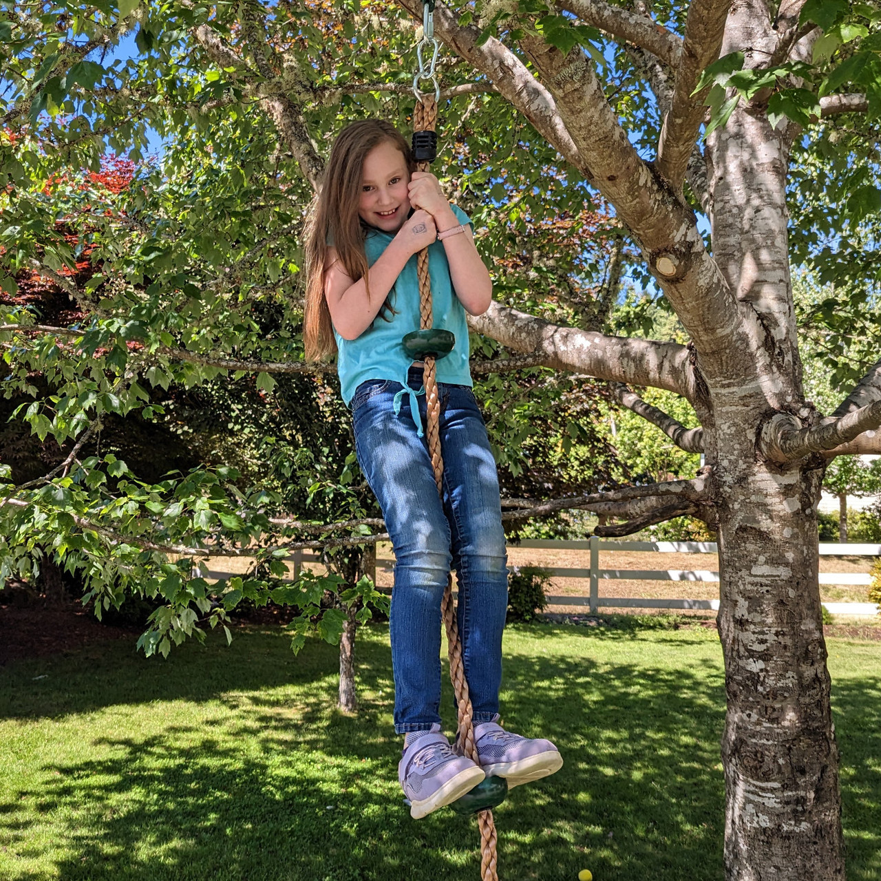 Cyclone Disk Swing with 4Step Climbing Rope