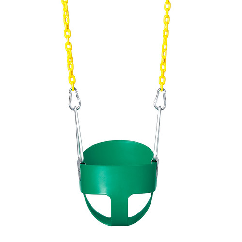 Residential Full Bucket Swing Seat with 8'6" Plastisol Chain Residential Full Bucket Swing Seat with 8'6" Plastisol Chain