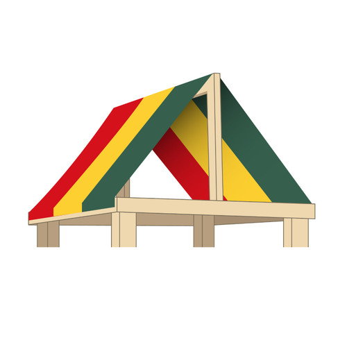 Custom Playset Roof Tarp - 3 Colors - PlaysetParts.com