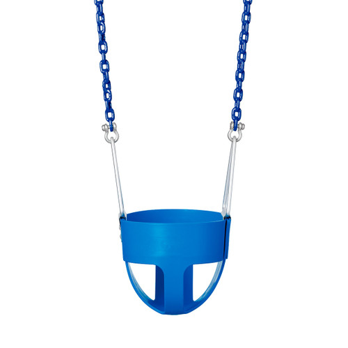 Commercial Full Bucket Swing Seat with 5'6" Plastisol Chain Commercial Full Bucket Swing Seat with 5'6" Plastisol Chain