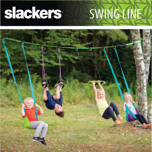 Slackers SwingLine スイングセット Slackers Swingline - Portable Swing Set for Trees - PlaysetParts.com