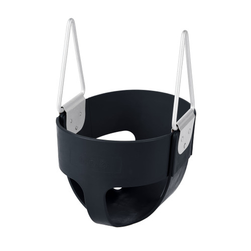 Commercial Rubber Full Bucket Swing Seat - Black