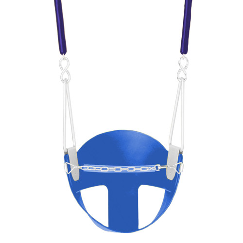 CoPoly Half Bucket Swing Seat with 5'6" Soft Grip Chain (S-133R) CoPoly Half Bucket Swing Seat with 5'6" Soft Grip Chain (S-133R)